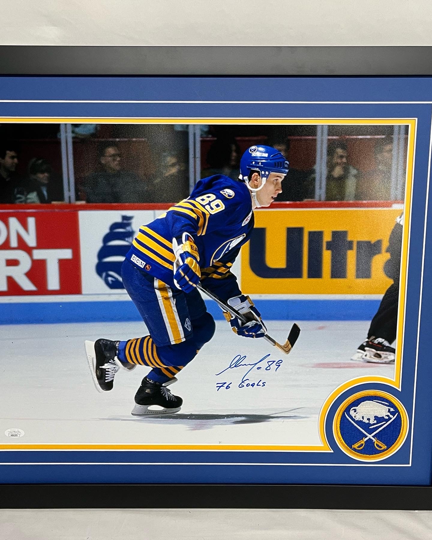 Alexander Mogilny Framed 16x20 with Inscription