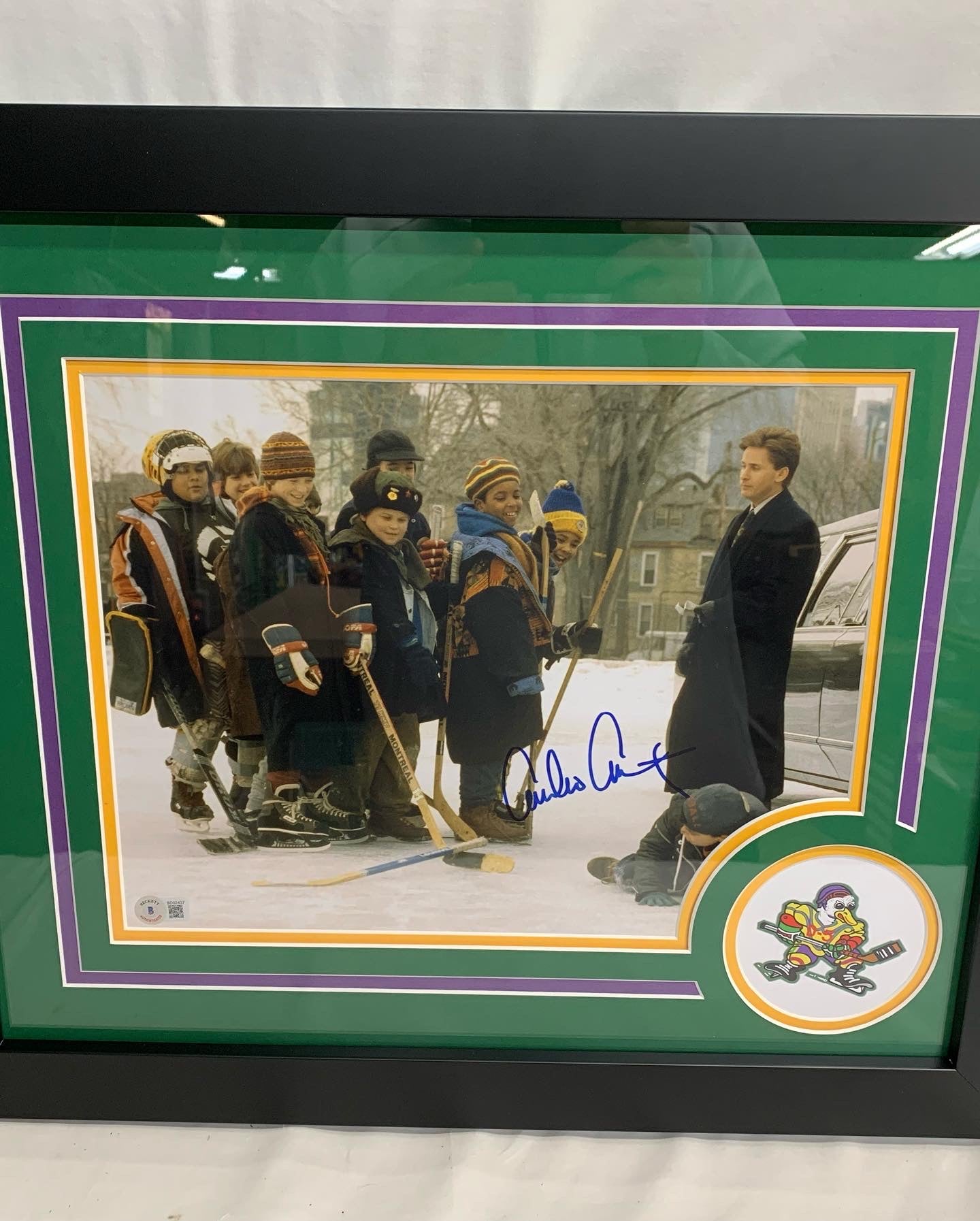 Emilio Estevez - Gordon Bombay - Signed/Framed 11x14