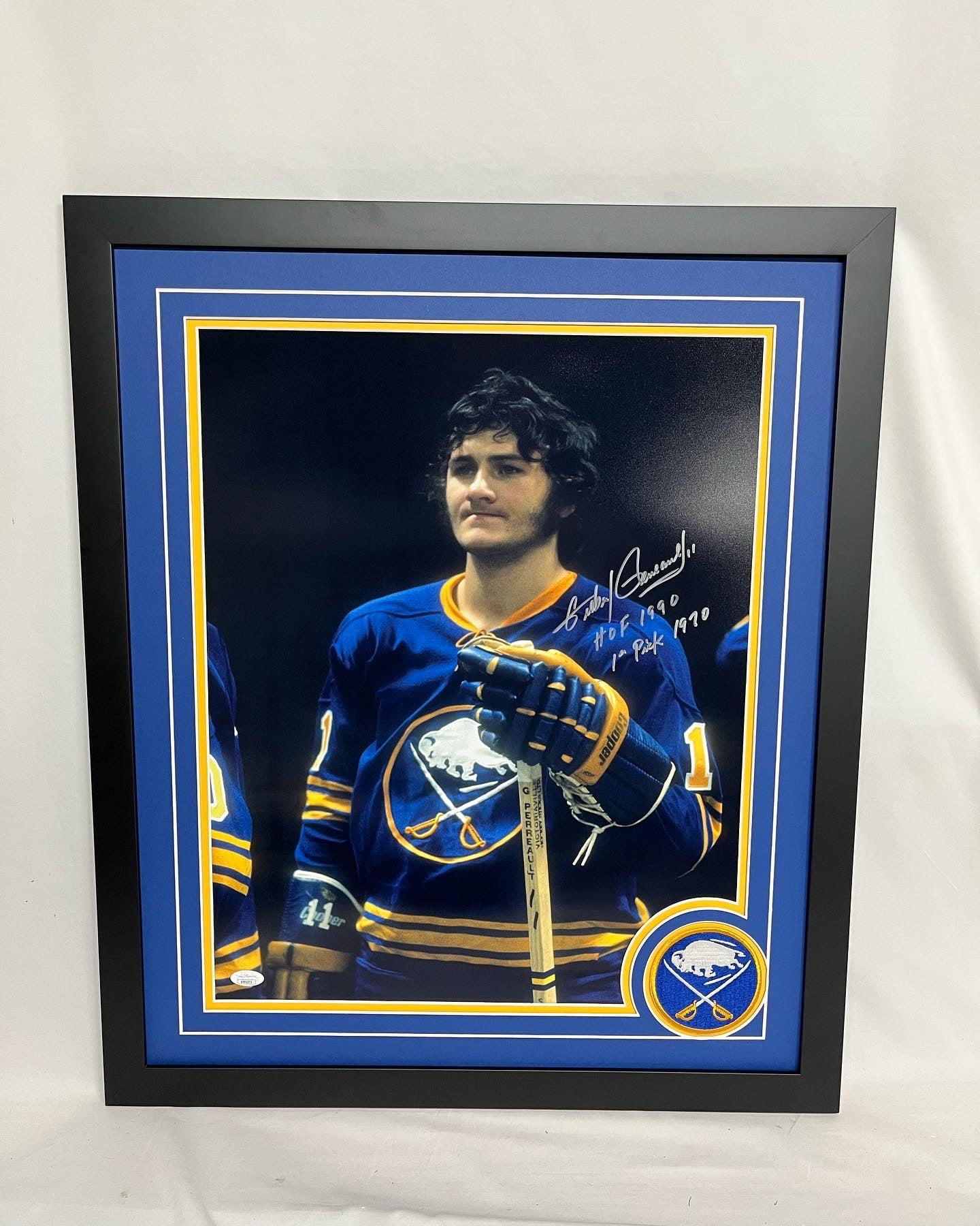 Signed Gilbert Perreault 16x20 with 2 Inscriptions