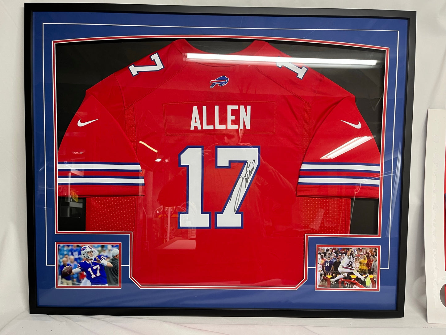 32x40 Horizontal Jersey Frame with 2 photos