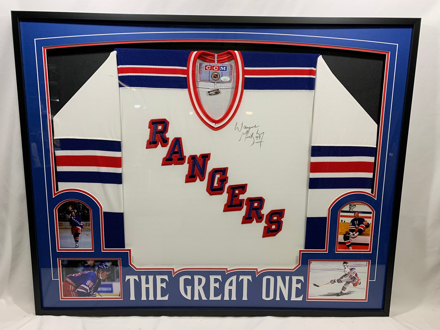 Signed Wayne Gretzky Rangers Jersey w/ PSA LOA