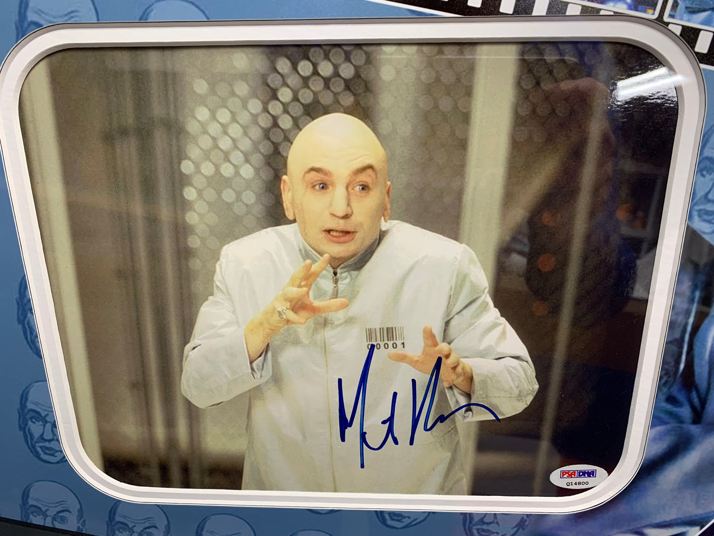 Signed Mike Myers (Dr. Evil) 8x10 with Custom Photo Mat